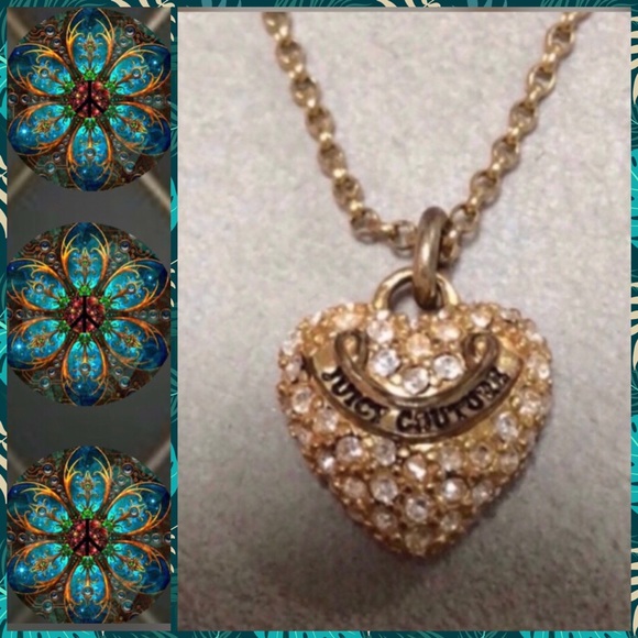 ⚜️• Juicy Couture Rhinestone Necklace - Picture 2 of 3